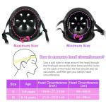 Wisekiddy Kids Bicycle Helmet for 3-8 Years