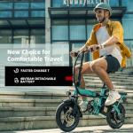 Compact 14" Foldable Electric Bike with 600W Motor