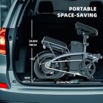 Compact 14" Foldable Electric Bike with 600W Motor