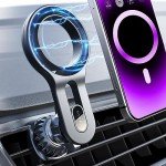 LISEN for iPhone 16 MagSafe Car Mount, [Quick Install] Ultra Magnetic Long Arm Mag Safe Car Phone Holder Vent, Car Accessories Fit for iPhone 16 Pro Max 15 14 13 12 Plus Mini Men Women, Black