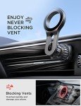 LISEN for iPhone 16 MagSafe Car Mount, [Quick Install] Ultra Magnetic Long Arm Mag Safe Car Phone Holder Vent, Car Accessories Fit for iPhone 16 Pro Max 15 14 13 12 Plus Mini Men Women, Black
