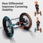 ADDMOTOR ARISETAN Electric Trike for Adults, 750W Rear Motor Electric Tricycle, 85MI 48V 20AH, 380lbs, 20'' M-360 II Semi-Recumbent E-Trike, UL2849 3 Wheel Electric Bike, Green