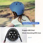 Besttravel Kids Bike Helmet, Toddler Helmet Adjustable Toddler Bike Helmet Ages 3-8 Years Old Boys Girls Multi-Sports Safety (Blue)