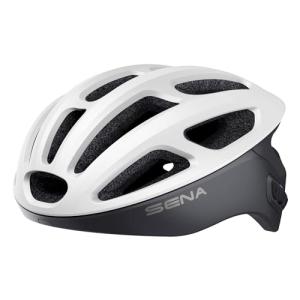 Sena R1 Smart Cycling Helmet, Matte White, Large