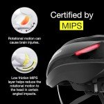Lumos Ultra Smart Bike Helmet | Customizable Front and Back LED Lights with Turn Signals | Road Bicycle Helmets for Adults: Men, Women (MIPS)