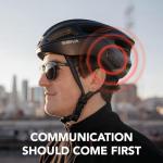 Sena R1 Smart Cycling Helmet, Matte White, Large