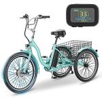 DoCred 7-Speed Electric Tricycle for Adults