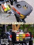 Electric Trike, 1000W Electric Tricycle for Adults with UL 48V 15AH Battery, 3 Wheel Electric Bike for Women Men Seniors with Baskets, Motorized Adult Tricycle 450 lb Capacity, Rear Differential