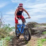 Electric Bike for Adults, 1500W 20" Fat Tire Ebike 48V 20Ah Removable Battery 25MPH 60 Miles Electric Bike Full Suspension Fork for Snow, Mountains, All-Terrain Moped Style Electric Bicycle(Blue)