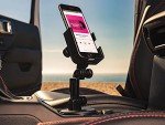 WeatherTech CupFone with Extension – Adjustable, Universal Cup Holder Phone Mount Accessory for Car – Compatible with iPhone & Other Smartphones – Open Access Design for Cell Phone Charging
