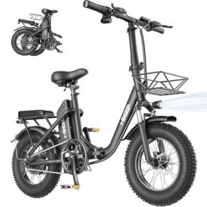 500W Adult Electric Folding Bike with Fat Tires
