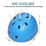 BURSUN Adjustable Kids Bike Helmet for Ages 2-8