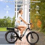 ANCHEER 48V Electric Bike with Removable Battery