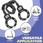 Heavy Duty Anti-Theft Scooter and Bike Lock