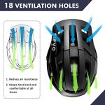 SIFVO Unisex Mountain Bike Helmet with Visor