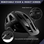 SIFVO Unisex Mountain Bike Helmet with Visor