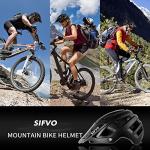 SIFVO Unisex Mountain Bike Helmet with Visor