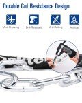 NDakter Bike Lock, Bike Chain Lock with 2 Ways to Unlock, 4 Digit Combination Heavy Duty Anti-Theft Bicycle Lock with 2 Keys, 4.28Ft High Security Scooter Locks for Ebike, Electric, Motorcycle, Door