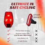 Best Bike Tail Light with Brake Sensing 300 Lumens