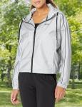 DKNY Sport Women's Reflective Silver Jacket