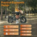 HiKeep Folding Electric Bike for Adults,25/32 MPH Speed 25/45 Miles Range,480Wh 500W Motor and Lightweight & Portable, Commuter Electric City Ebike for Men Women (Standard, Coco 1.00 Black)