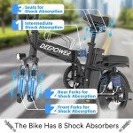 IDOTATA 14" Foldable Electric Bike with 750W Motor