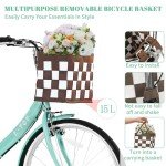 Women's 7-Speed Folding Beach Cruiser Bike