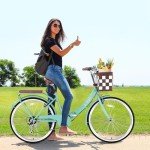 Women's 7-Speed Folding Beach Cruiser Bike