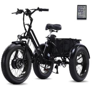 500W Electric Tricycle for Adults with Basket