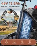20" Fat Tire Electric Trike for Adults