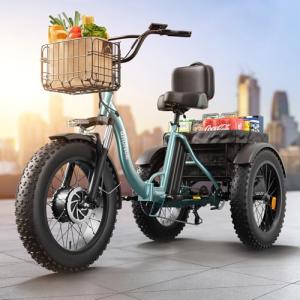 Adult Electric Tricycle with 50-Mile Range