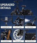 500W Electric Tricycle with Removable Battery