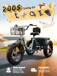 Adult Electric Tricycle with 50-Mile Range