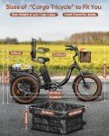 20" Fat Tire Electric Trike for Adults