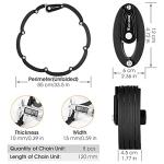 CHIMONA 4-Digit Foldable Bike Lock 2.8 FT