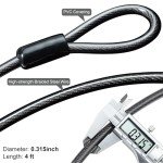Via Velo Heavy Duty U-Lock with Security Cable