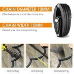 CHIMONA 4-Digit Foldable Bike Lock 2.8 FT