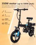 Setohet 14" Folding Electric Bike for Adults