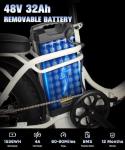 Wildeway 2000W Dual Motor Foldable E-Bike