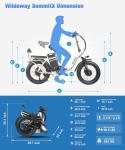 Wildeway 2000W Dual Motor Foldable E-Bike