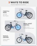 Viribus 250W Electric Tricycle for Adults, Blue