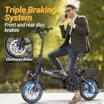 MAXSHOT 14" Folding Electric Bike for Adults