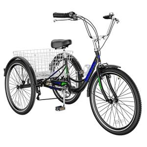 MOONCOOL 3-Wheel Adult Tricycle with Basket