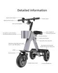 WLJD Folding Electric Trike for Adults