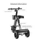 WLJD Folding Electric Trike for Adults