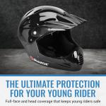 Razor Youth Full Face Bicycle Helmet - Black