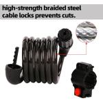 12 Pack Extra Long Cable Bike Locks