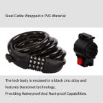 12 Pack Extra Long Cable Bike Locks