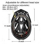 UPANBIKE Adjustable Adult Bike Helmet - Pink & Black