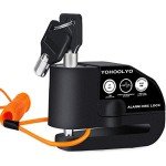 YOHOOLYO 110 dB Anti-Theft Disc Lock for Bikes